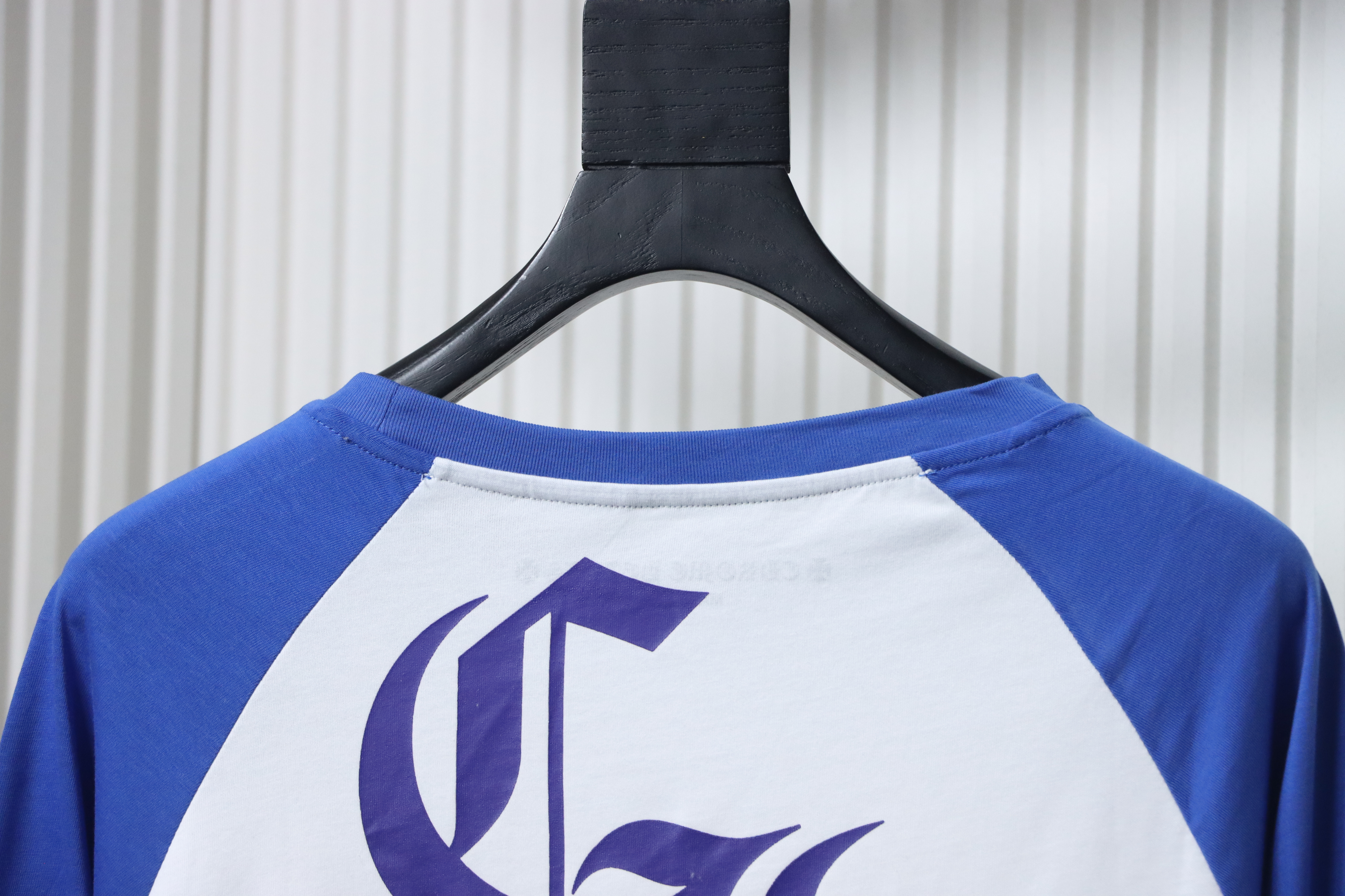 Chrome Hearts CH Baseball Shirt White/Blue