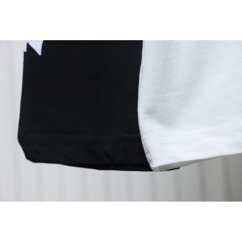 Chrome Hearts Horseshoe Neck Logo Long-Sleeve T-Shirt 'Black/White'