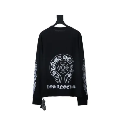 Chrome Hearts Los Angeles Excluisve Long-Sleeve T-Shirt Black 01