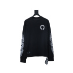 Chrome Hearts Matty Boy Shoulder Logo Crewneck Black
