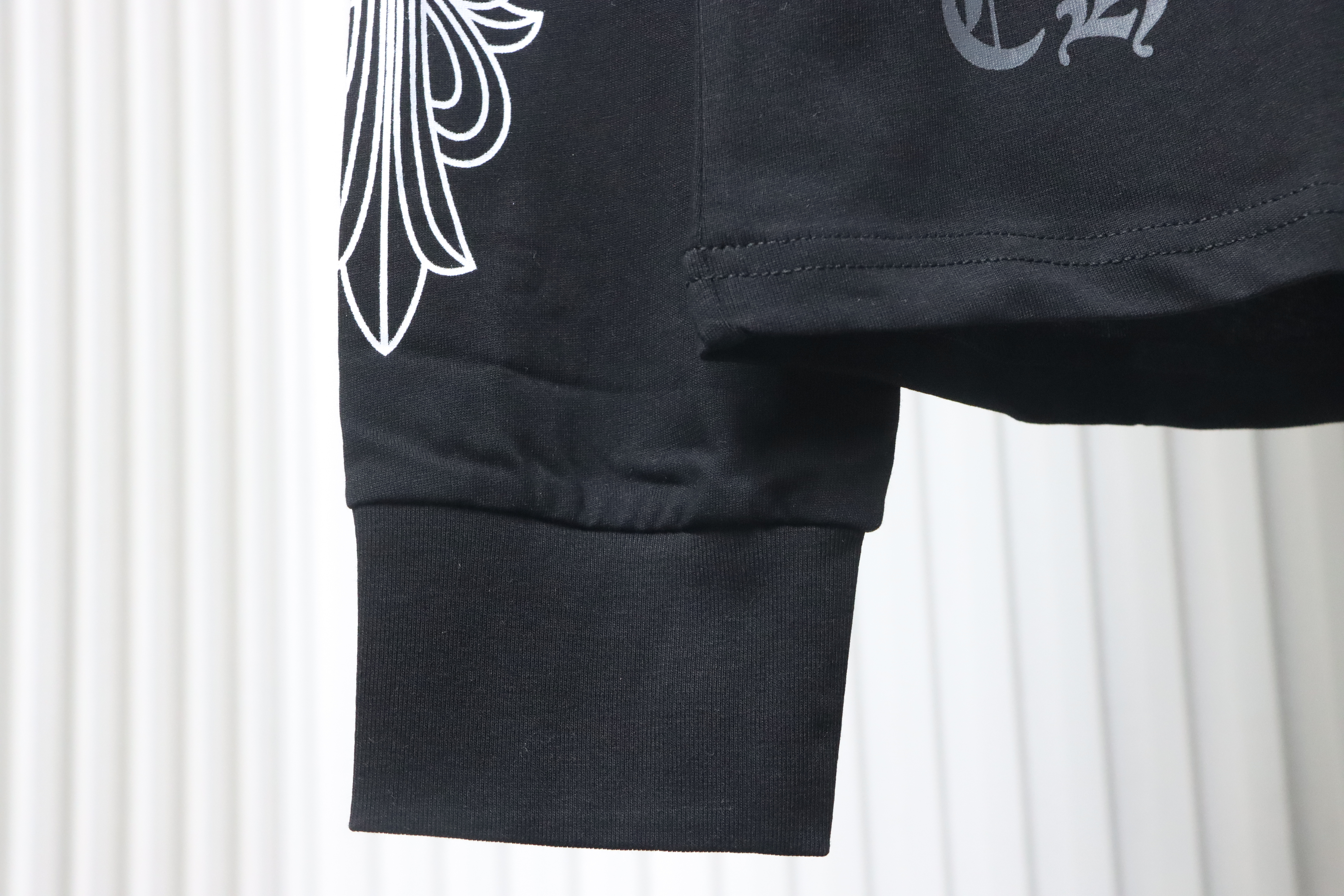 Chrome Hearts Matty Boy Shoulder Logo Crewneck Black