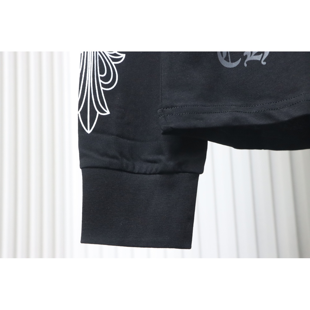 Chrome Hearts Matty Boy Shoulder Logo Crewneck Black