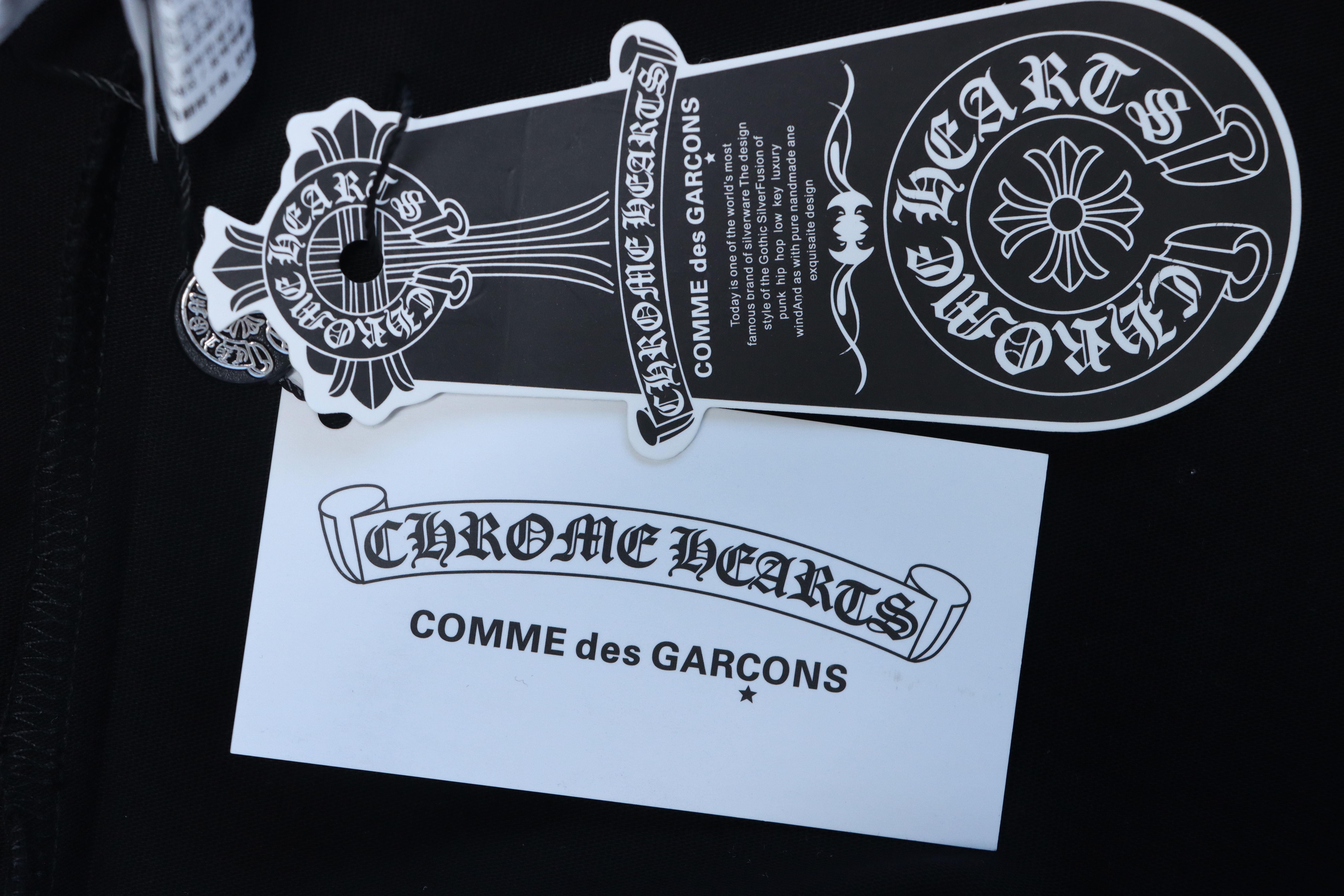 Chrome Hearts Matty Boy Shoulder Logo Crewneck Black