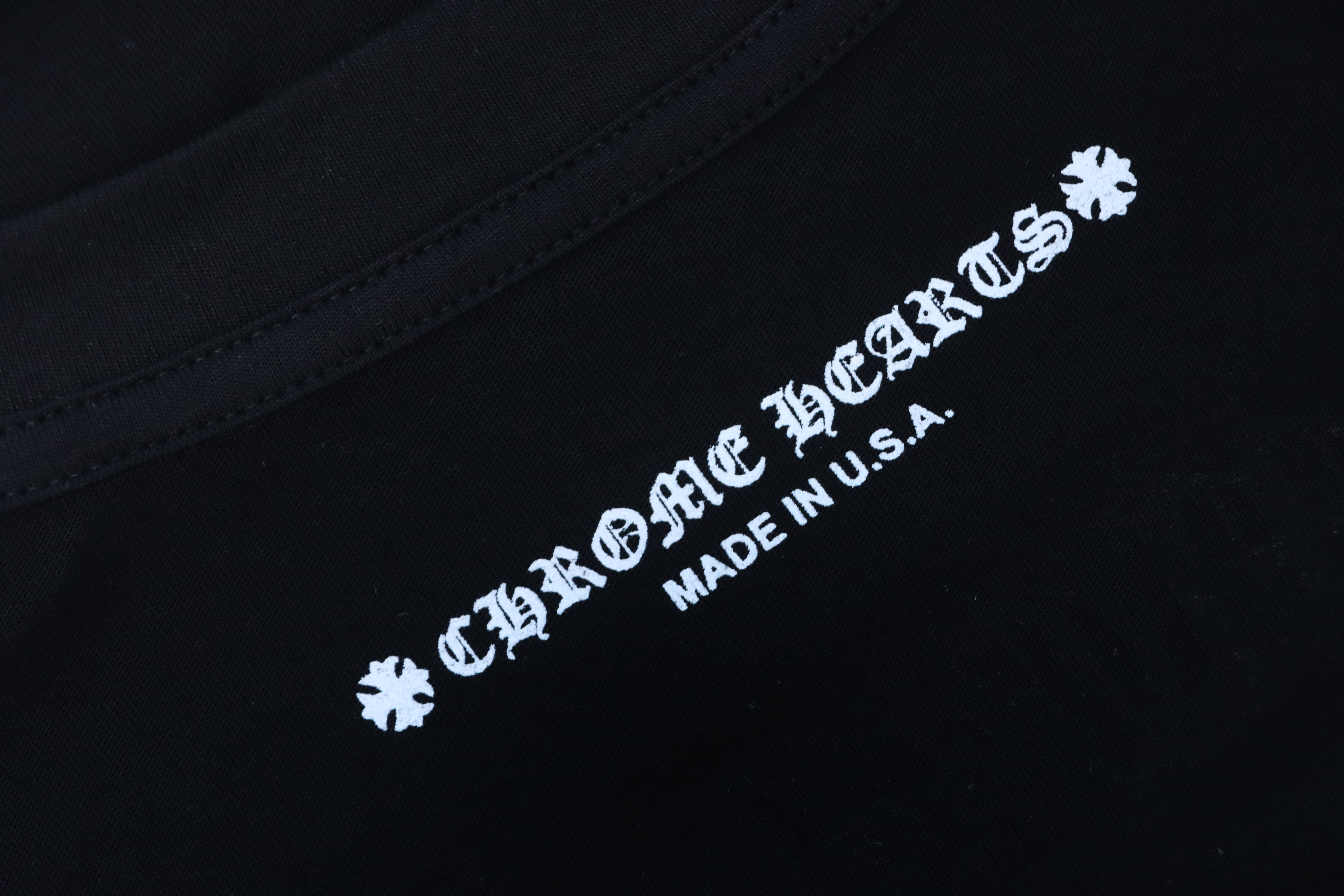 Chrome Hearts Matty Boy Shoulder Logo Crewneck Black