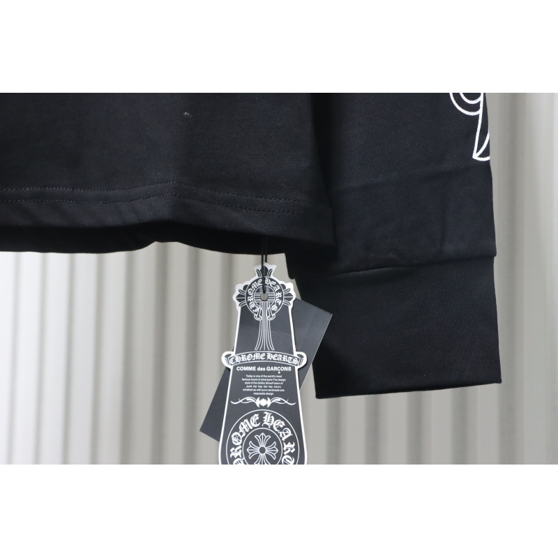 Chrome Hearts Matty Boy Shoulder Logo Crewneck Black