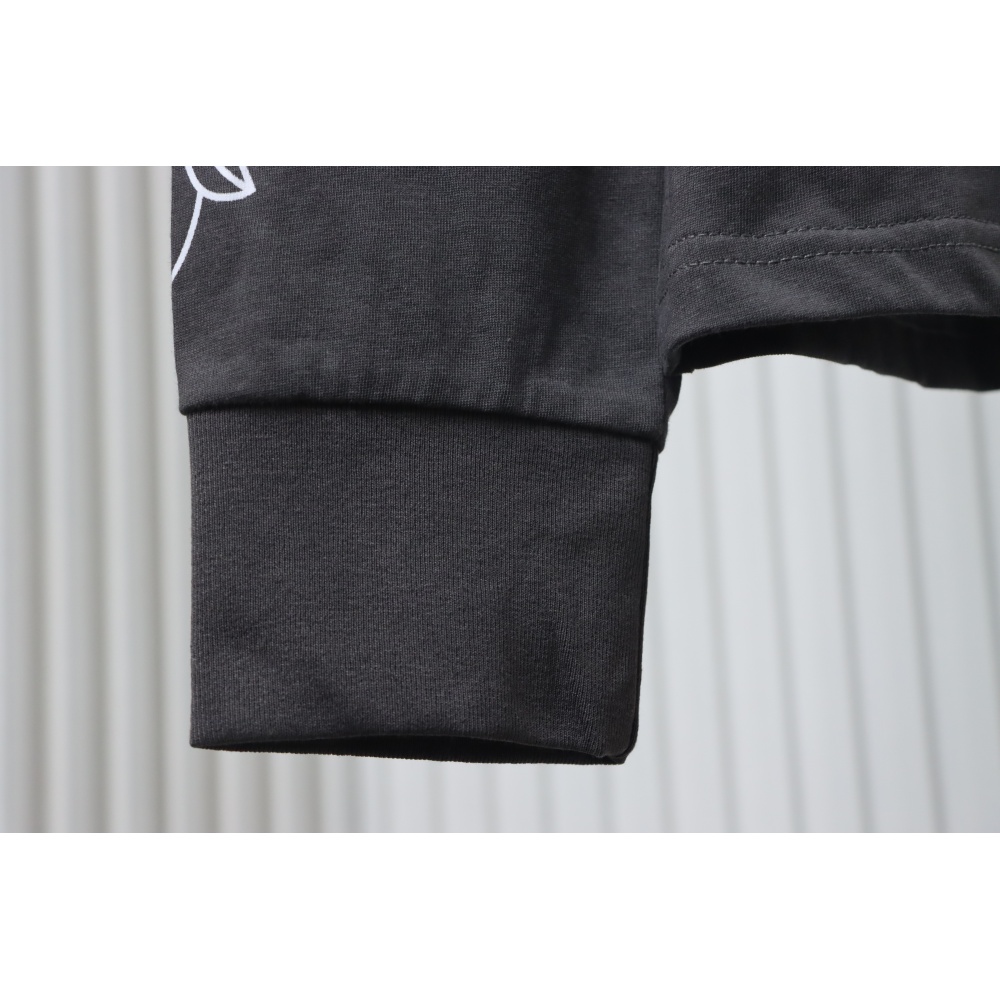Chrome Hearts Matty Boy Shoulder Logo Crewneck Dark Gray