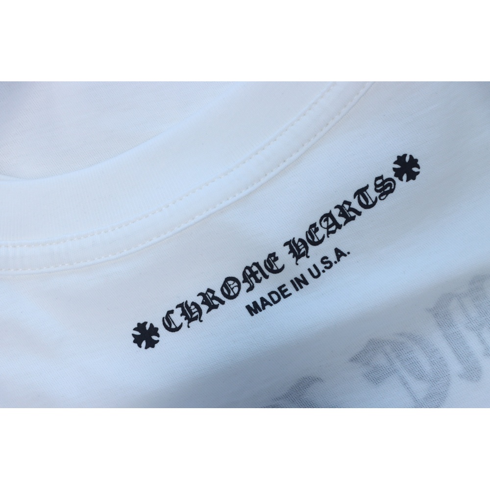Chrome Hearts Matty Boy Shoulder Logo Crewneck White