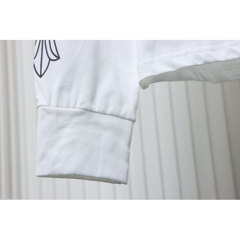 Chrome Hearts Matty Boy Shoulder Logo Crewneck White