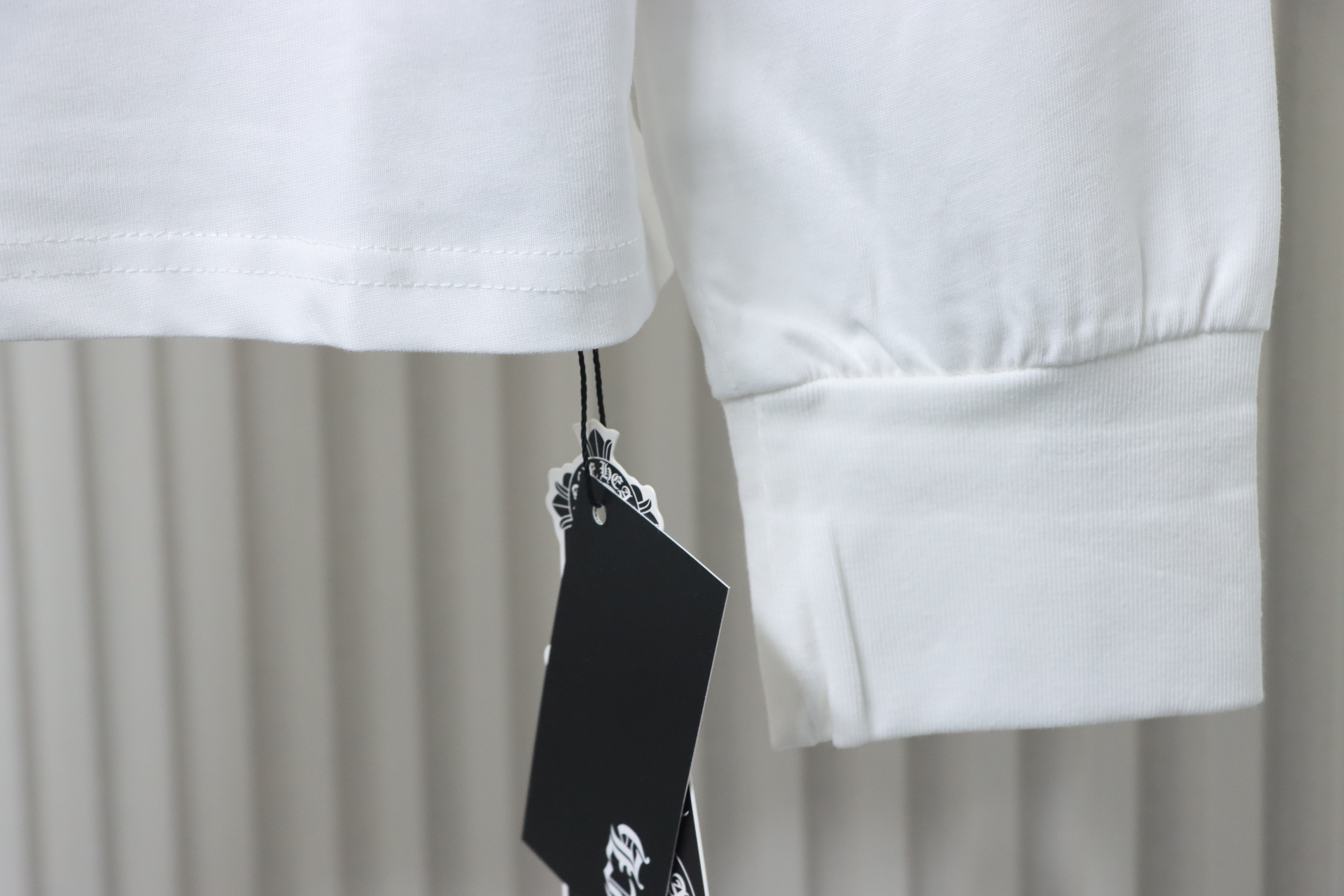 Chrome Hearts Multi Color Cross Logo Long Sleeves T-shirt White