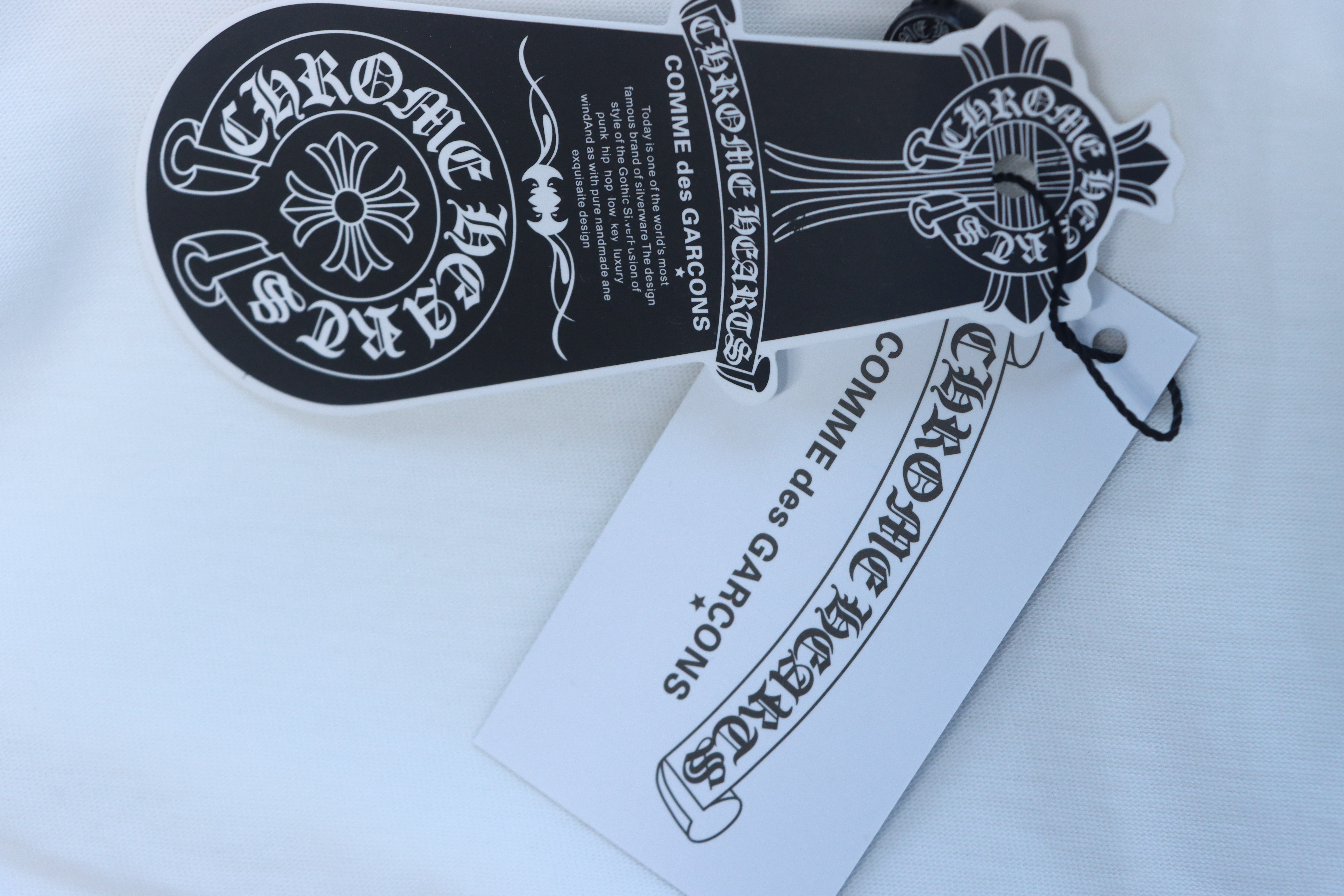 Chrome Hearts Multicolor Scroll Printed Logo Long Sleeves T-shirt Black