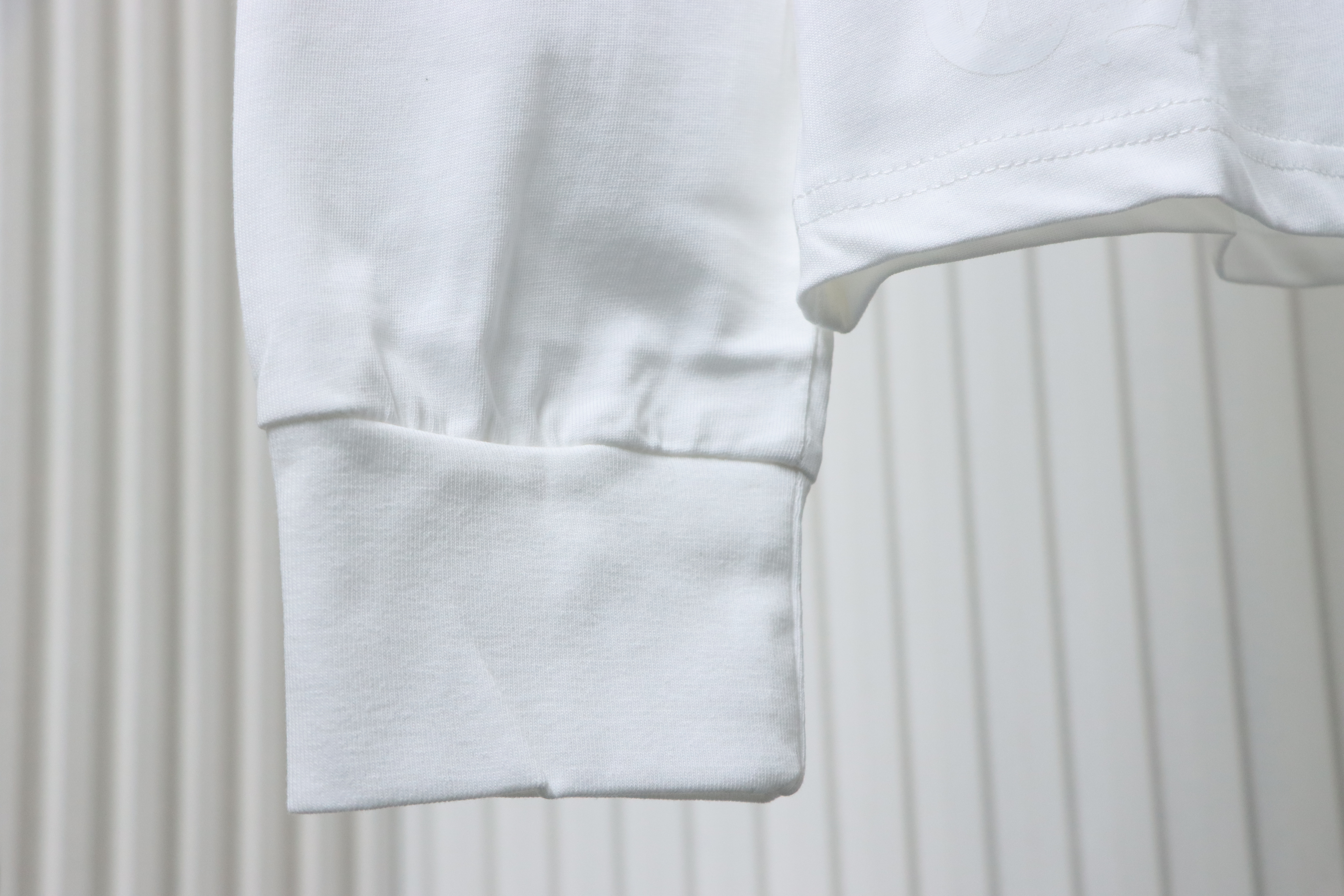 Chrome Hearts Multicolor Scroll Printed Logo Long Sleeves T-shirt White