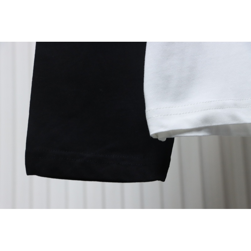 Chrome Hearts Pink Cross Embroidery Long Sleeve Shirt  Black And White