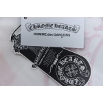 Chrome Hearts Pink Cross Embroidery Long Sleeve Shirt  Pink And White