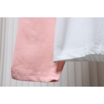 Chrome Hearts Pink Cross Embroidery Long Sleeve Shirt  Pink And White