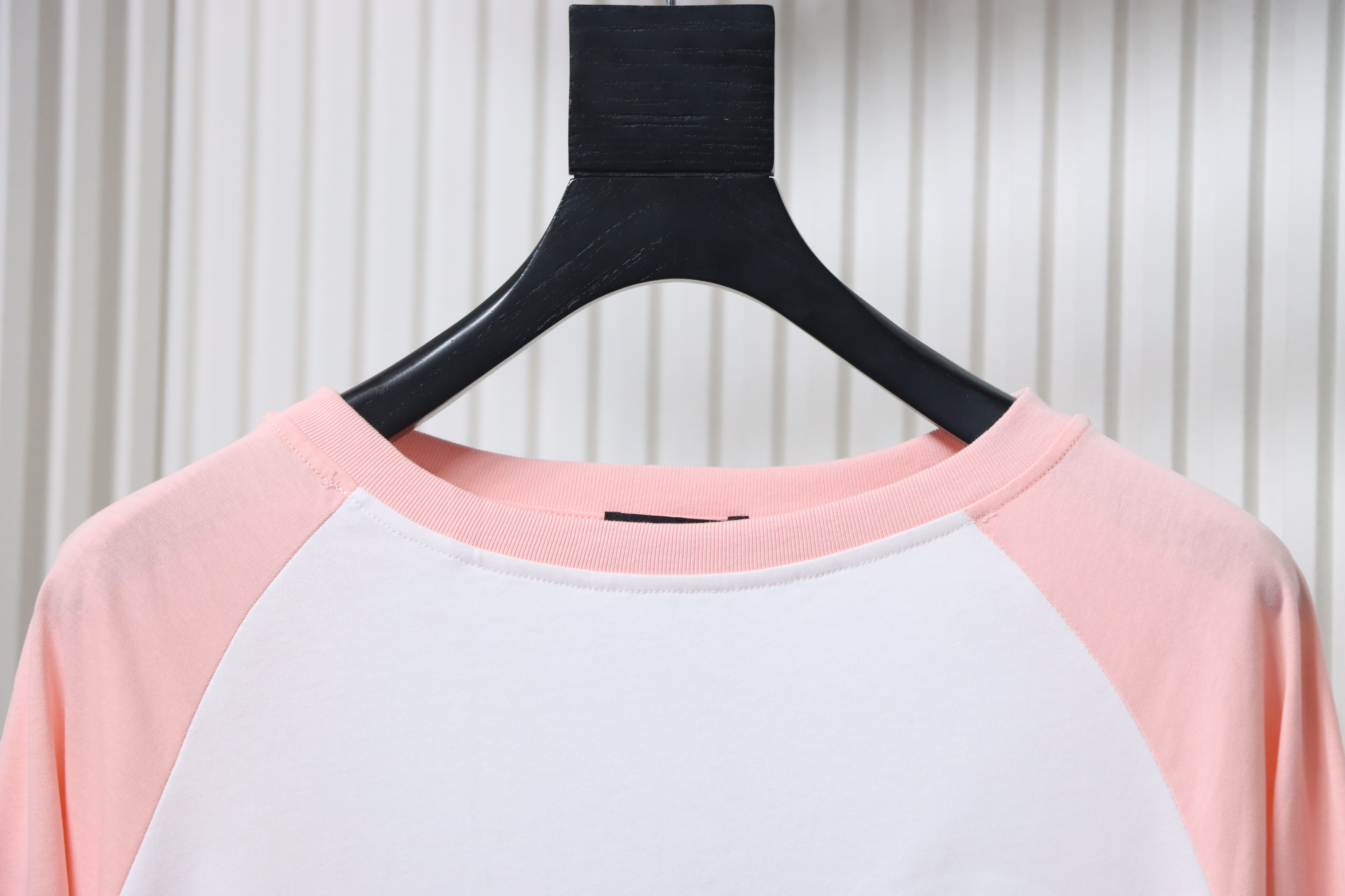 Chrome Hearts Pink Cross Embroidery Long Sleeve Shirt  Pink And White