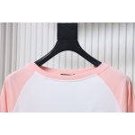 Chrome Hearts Pink Cross Embroidery Long Sleeve Shirt  Pink And White