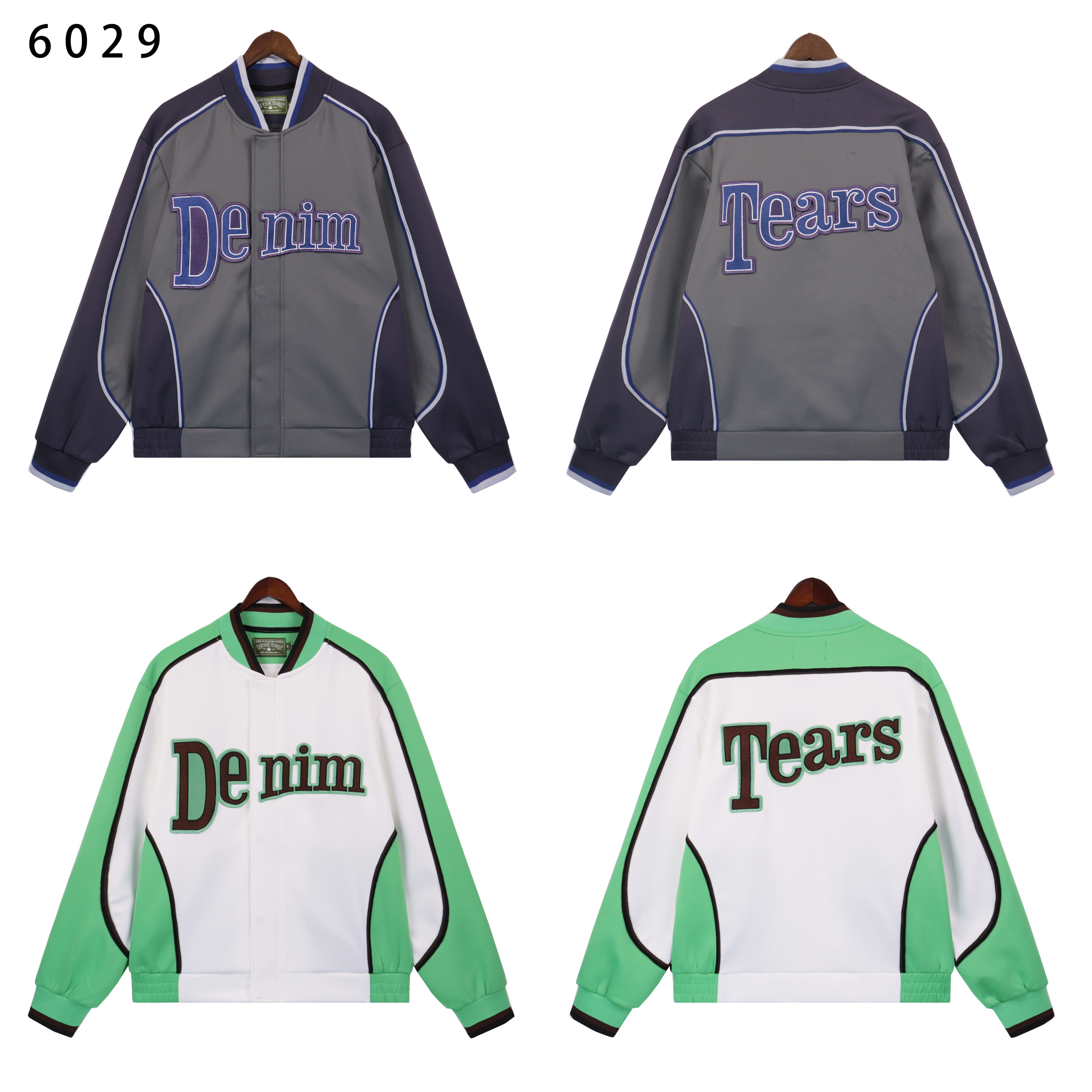 Denim Tears Logo Printed Sports Jacket 6029