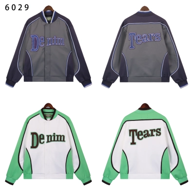 Denim Tears Logo Printed Sports Jacket 6029 01