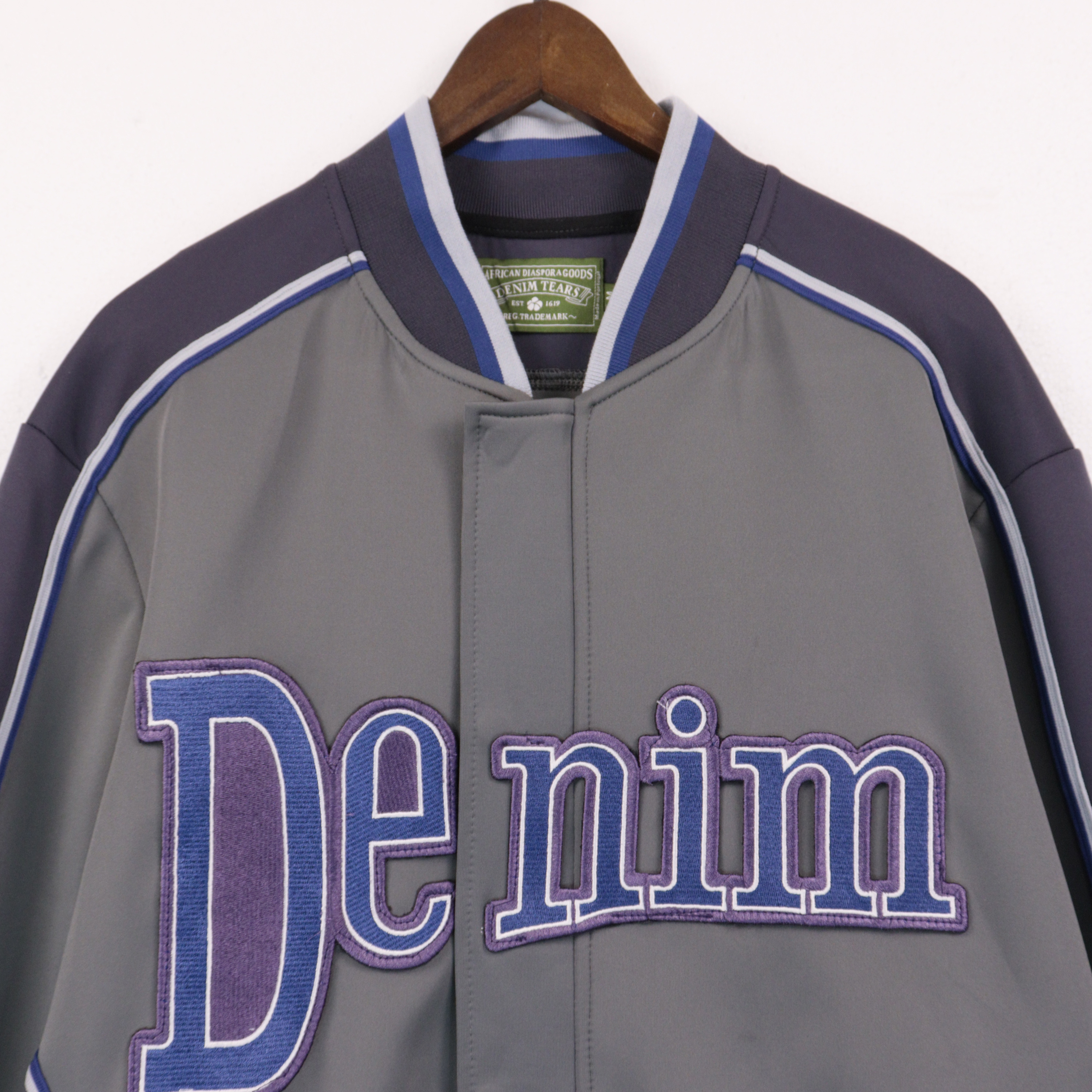 Denim Tears Logo Printed Sports Jacket 6029