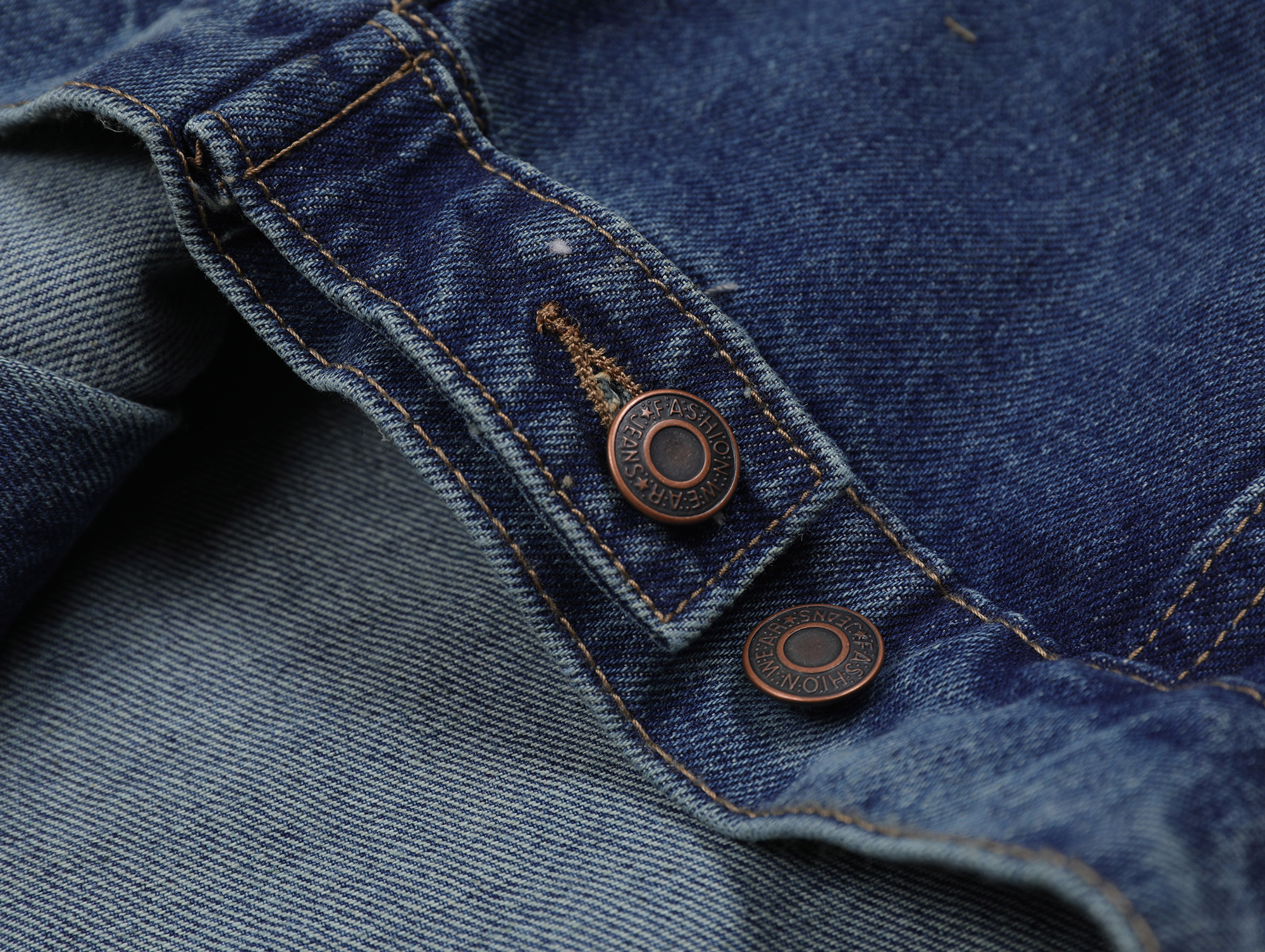 Denim Tears Type-2 All Over Wreath Jacket Indigo