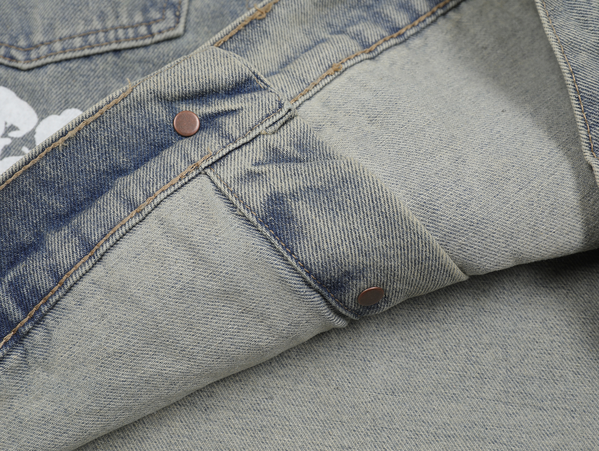 Denim Tears Type-2 All Over Wreath Jacket Vintage Blue