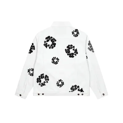 Denim Tears Type-2 All Over Wreath Jacket White 02