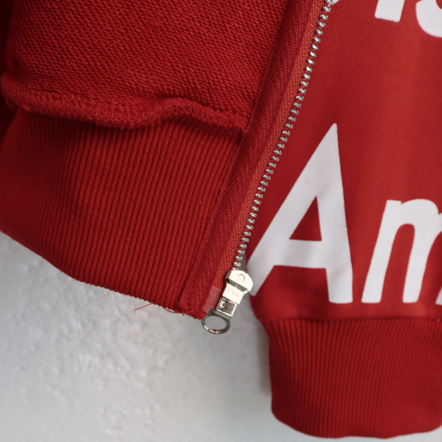 Denim Tears x Arthur Jafa Systemic Racism Controls America Zip Up Hoodie #6025 Red/Black/Blue/Gray