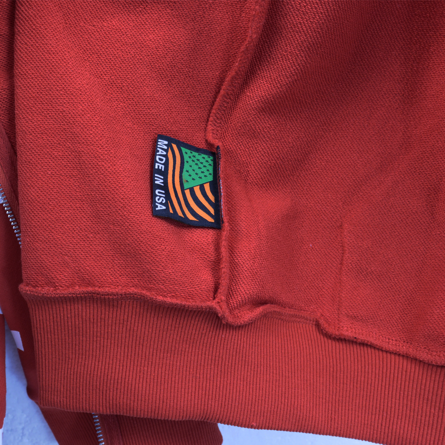 Denim Tears x Arthur Jafa Systemic Racism Controls America Zip Up Hoodie #6025 Red/Black/Blue/Gray