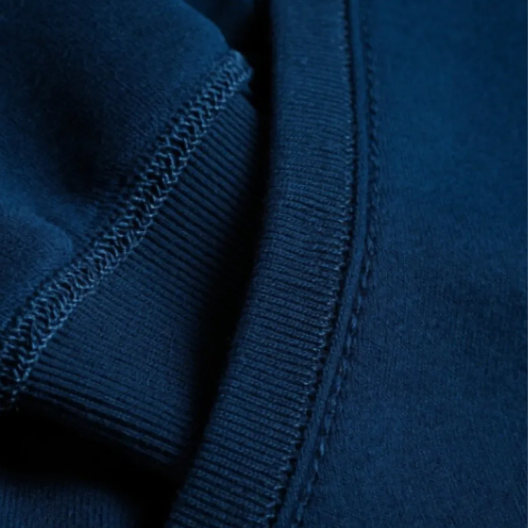 Alo Yoga Accolade cotton-blend French Terry Hoodies Dark Blue