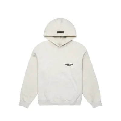 Fear of God Essentials Hoodie & Sweatpant Set Light Oatmeal 02