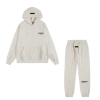 Fear of God Essentials Hoodie & Sweatpant Set Light Oatmeal
