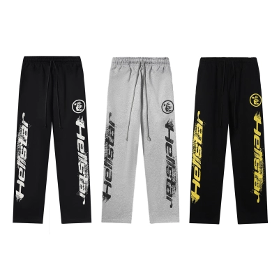 Hellsatr Sweatpants Black Yellow/Gray/Black White 01