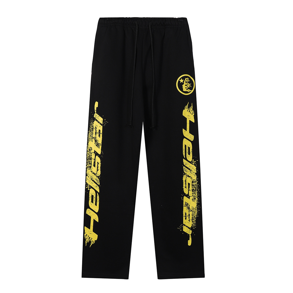 Hellsatr Sweatpants Black Yellow/Gray/Black White