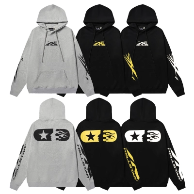 Hellsatr Tracksuit Black Yellow/Gray/Black White 02
