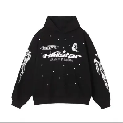 Hellstar Hoodie Tracksuit Black 02