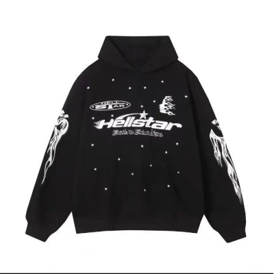 Hellstar Hoodie Tracksuit Black 02