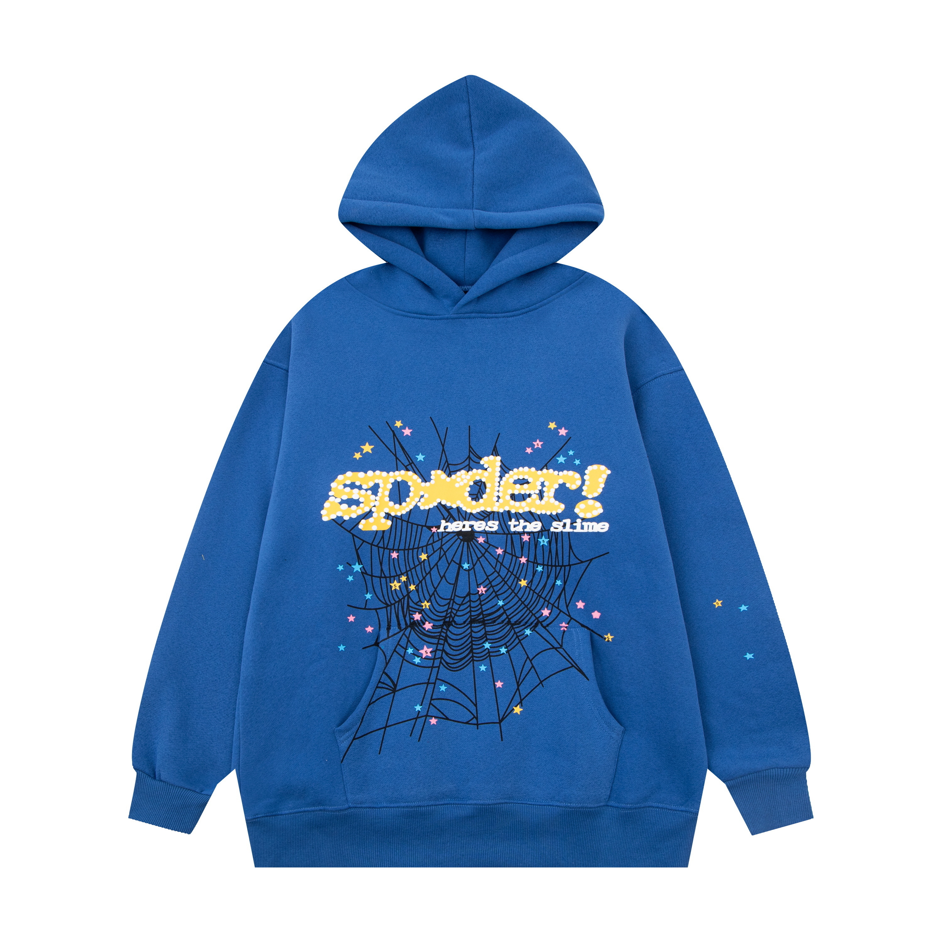 Sp5der Acai Hoodie #S06 Purple/Blue