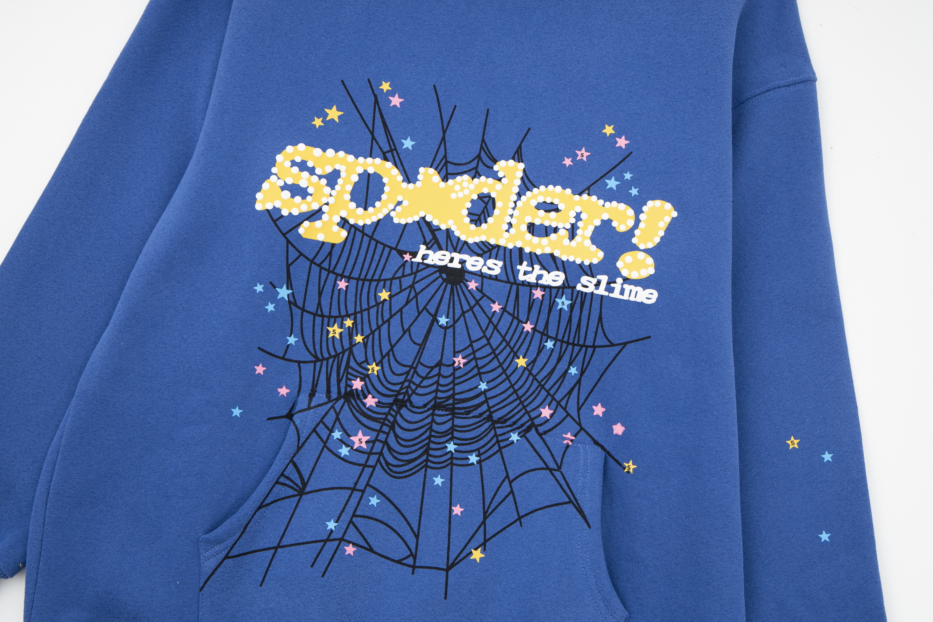 Sp5der Acai Hoodie #S06 Purple/Blue
