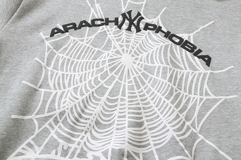 Sp5der Arach NY Phobia Hoodie #2606 Black/Gray