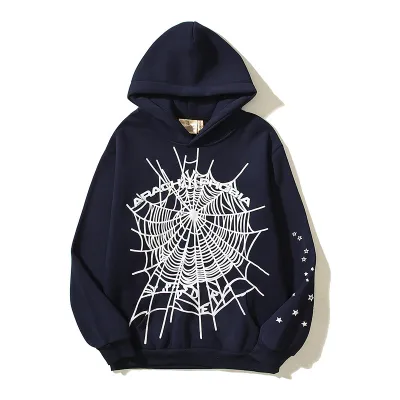 Sp5der Arach NY Phobia Hoodie #2606 Black/Gray 02