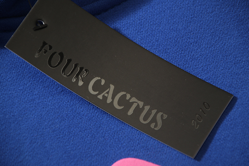 Sp5der Hoodie #2605 Black/Blue