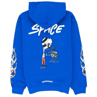 Chrome Hearts Matty Boy Space Hoodie Blue HD18 01