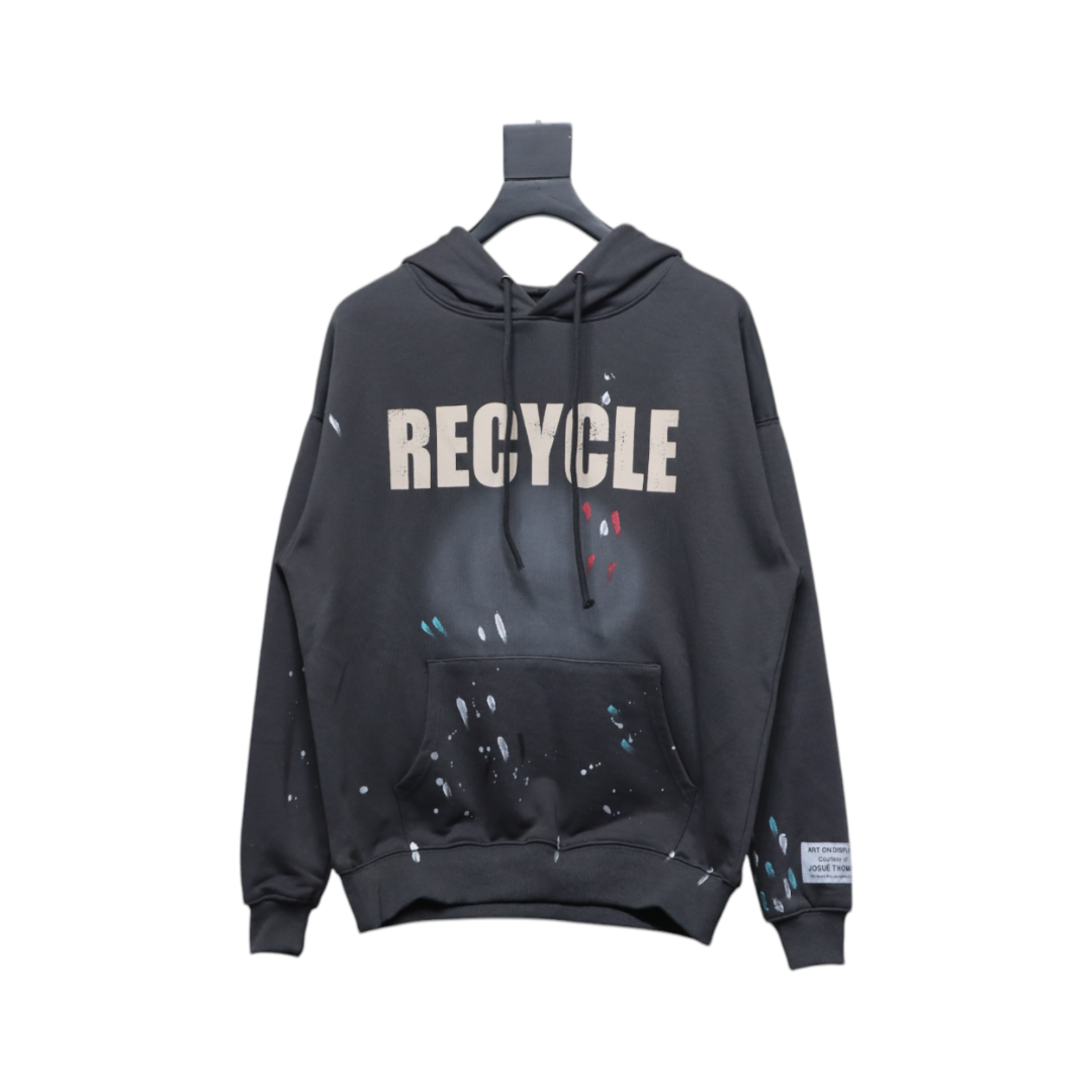 Gallery Dept. 90s Recycle Hoodie Black