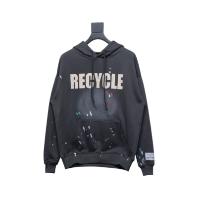 Gallery Dept. 90s Recycle Hoodie Black 01