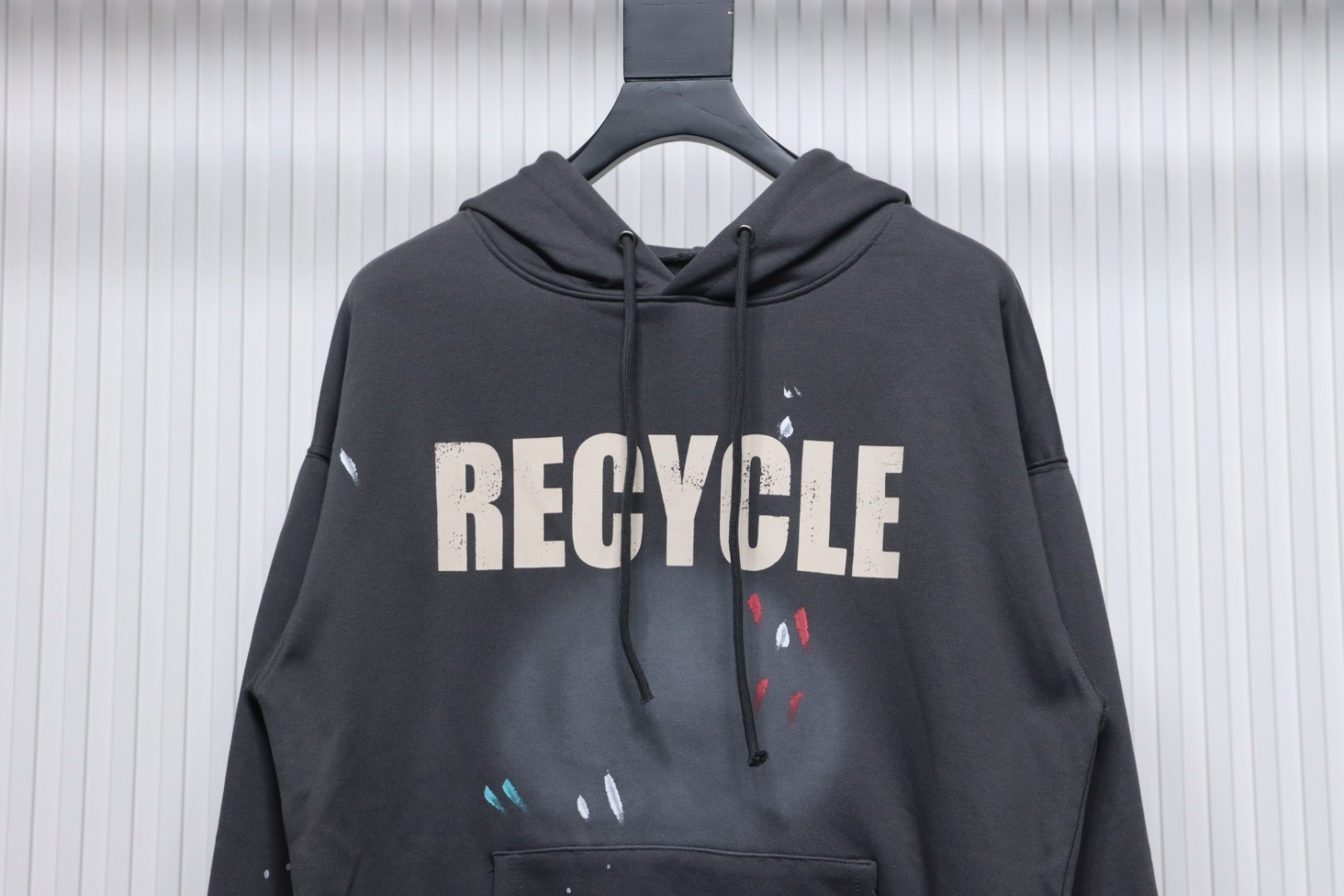 Gallery Dept. 90s Recycle Hoodie Black