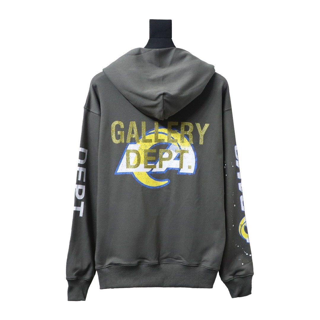 Gallery Dept. LA Rams 90's Vintage Hoodie Gray