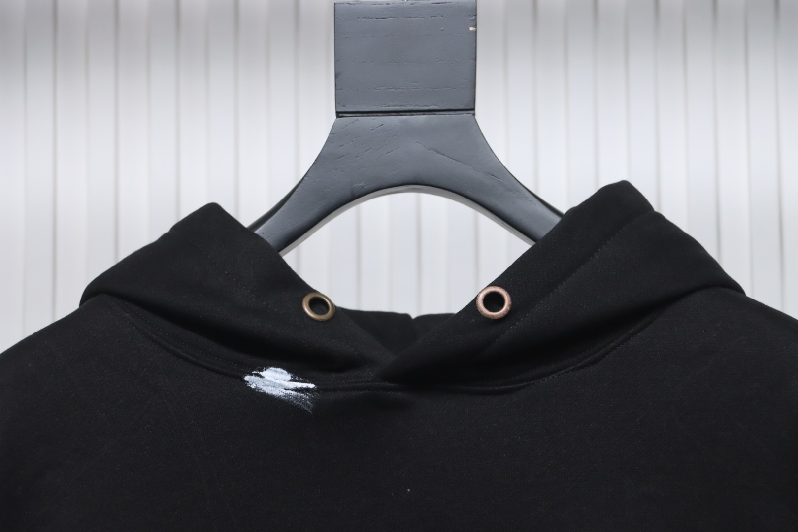 Gallery Dept. Splatter Letter Hoodie Black