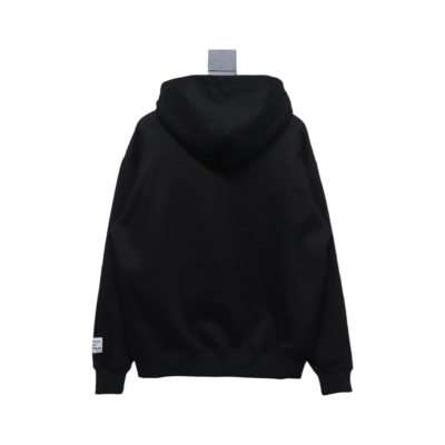 Gallery Dept. Splatter Letter Hoodie Black 02