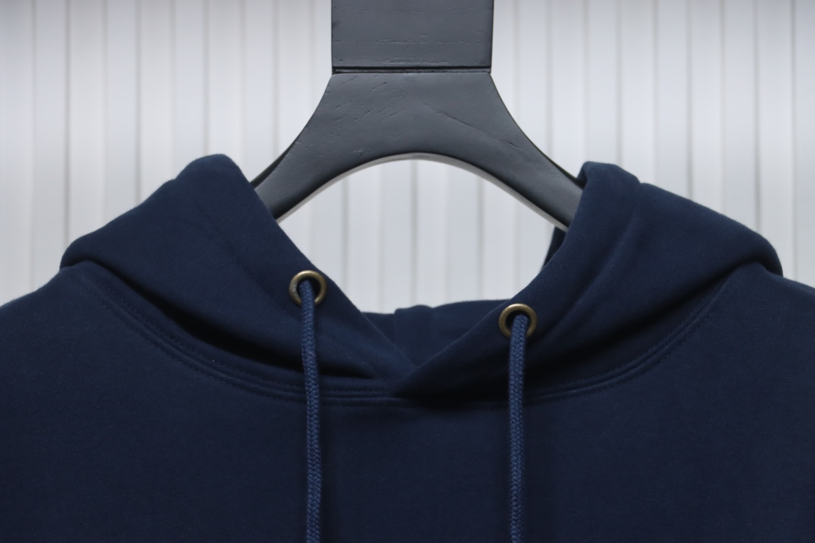 Gallery Dept. Splatter Letter Hoodie Dark Blue