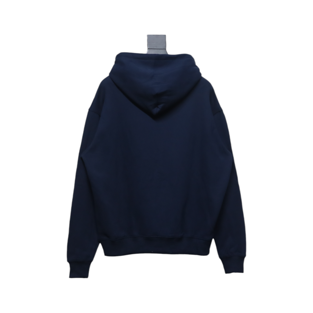 Gallery Dept. Splatter Letter Hoodie Dark Blue